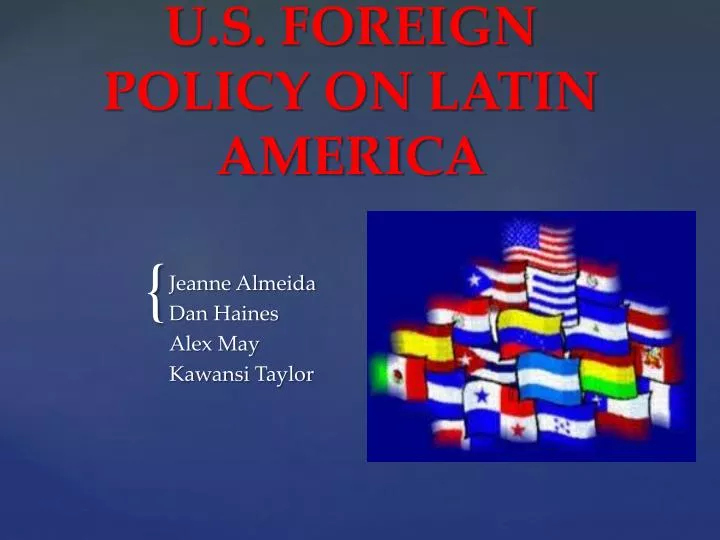 u s foreign policy on latin america