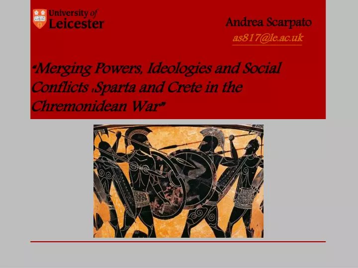 merging powers ideologies and social conflicts sparta and crete in the chremonidean war