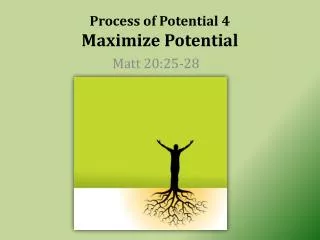 Process of Potential 4 Maximize Potential