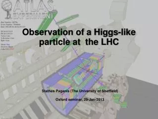 Observation of a Higgs-like particle at the LHC