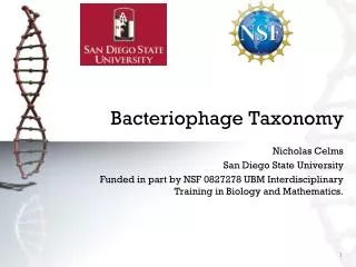 Bacteriophage Taxonomy