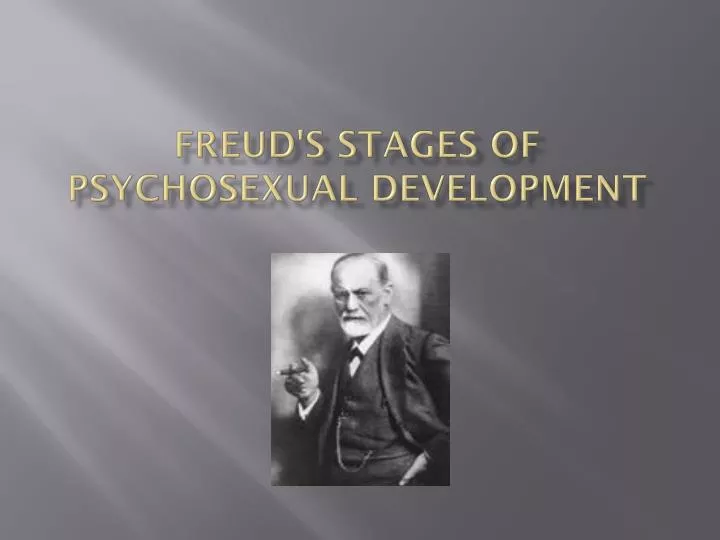 freud s stages of psychosexual development