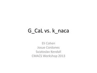 G_CaL vs. k_naca