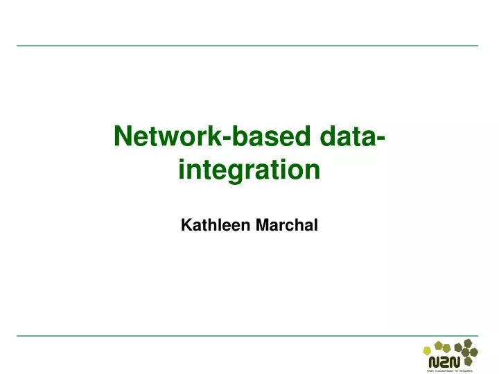 network based data integration