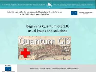 Beginning Quantum GIS 1.8: usual issues and solutions