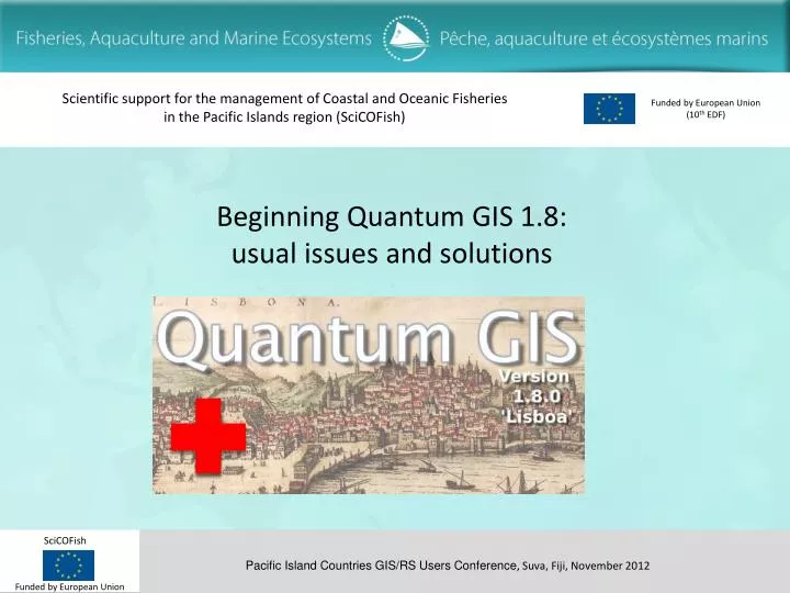 beginning quantum gis 1 8 usual issues and solutions