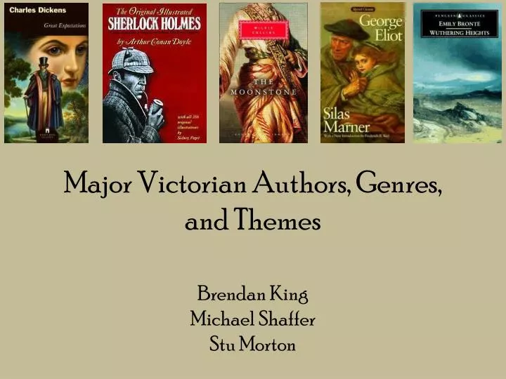 major victorian authors genres and themes