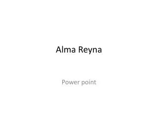 Alma Reyna
