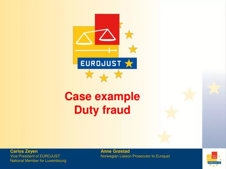 case example duty fraud