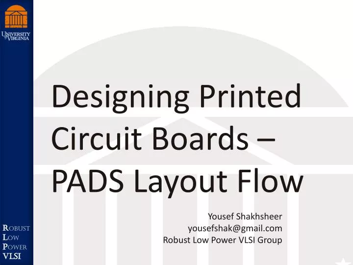 designing printed circuit boards pads layout flow