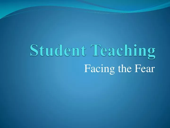 student teaching