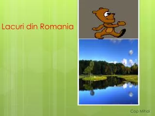 Lacuri din Romania