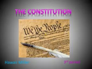 The constitution