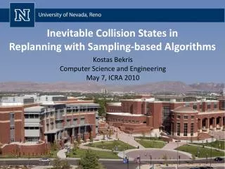 Inevitable Collision States in Replanning with Sampling-based Algorithms