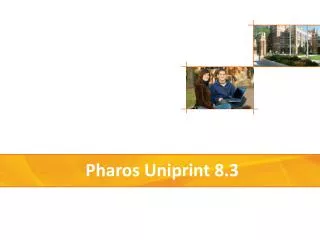 Pharos Uniprint 8.3