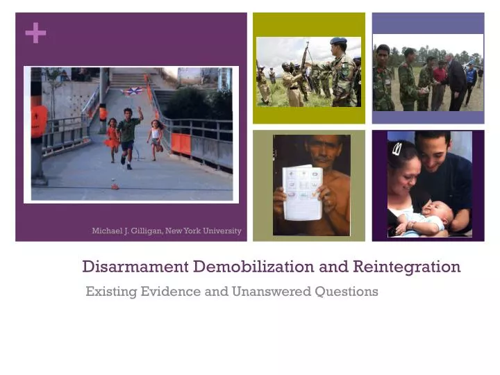 disarmament demobilization and reintegration