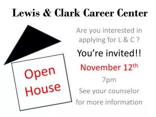 Lewis &amp; Clark Career Center