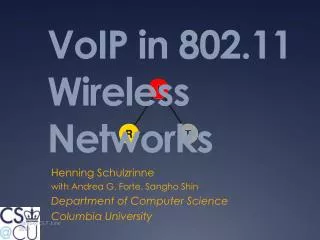 VoIP in 802.11 Wireless Networks