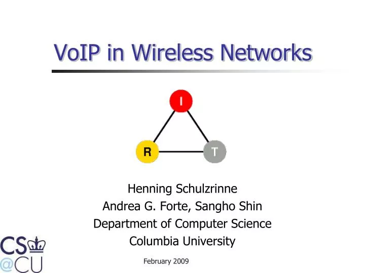 voip in wireless networks