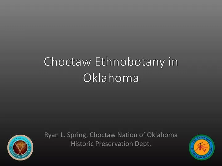 choctaw ethnobotany in oklahoma