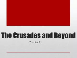 the crusades and beyond