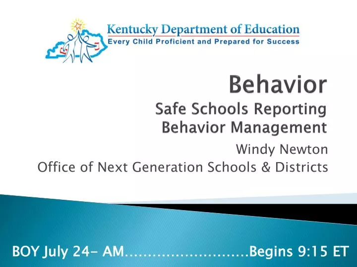 behavior safe schools reporting behavior management
