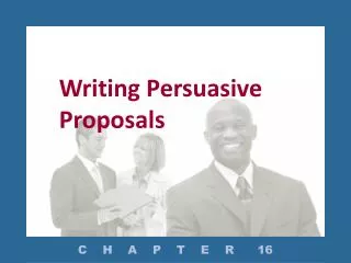 Writing Persuasive Proposals