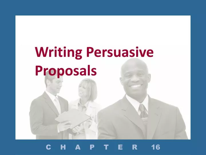 writing persuasive proposals