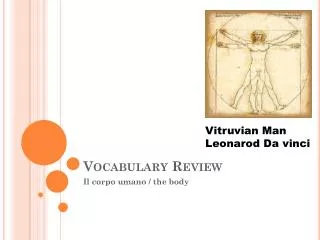 vocabulary review