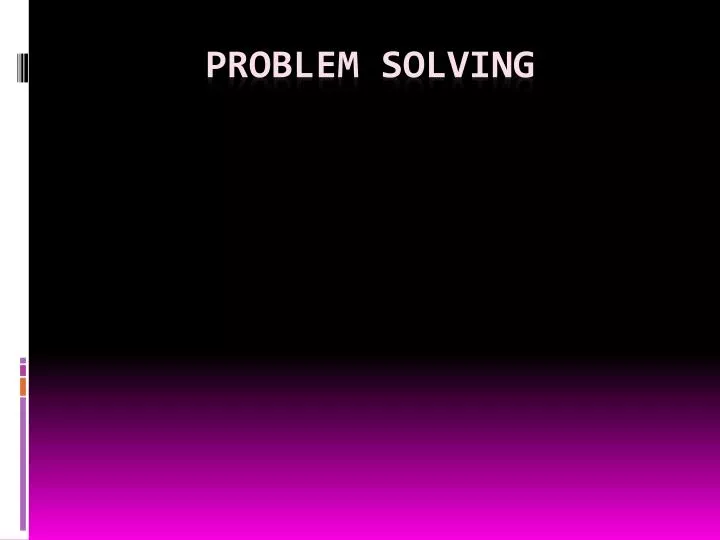 problem solving