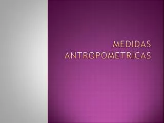 medidas antropometricas