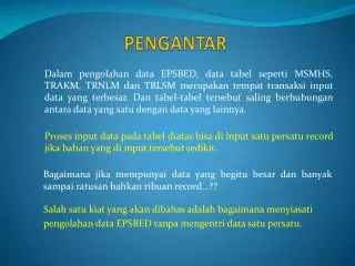 pengantar