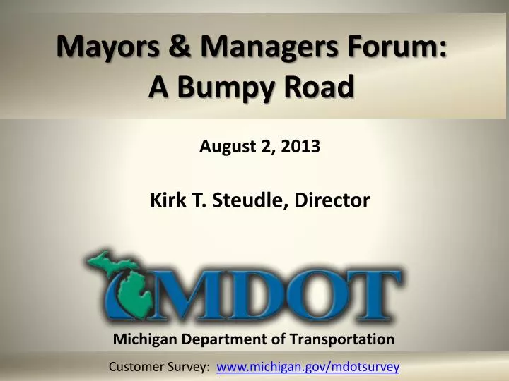 mayors managers forum a bumpy road