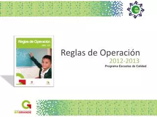 reglas de operaci n