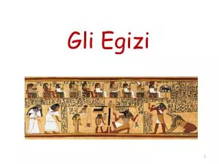 Gli Egizi