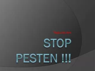 Stop pesten !!!