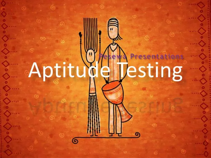 aptitude testing