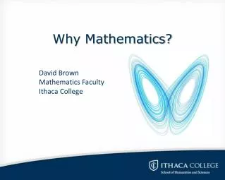 Why Mathematics?