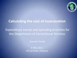 Calculating the cost of incarceration
