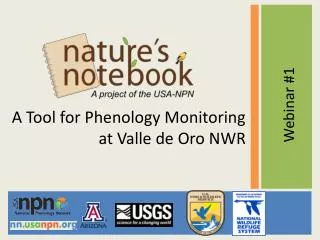 A Tool for Phenology Monitoring at Valle de Oro NWR