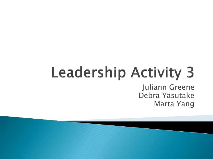 leadership activity 3