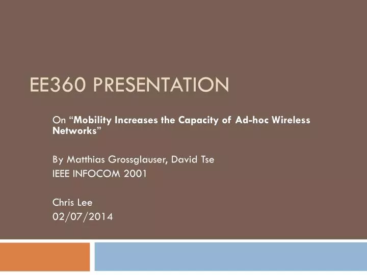 ee360 presentation