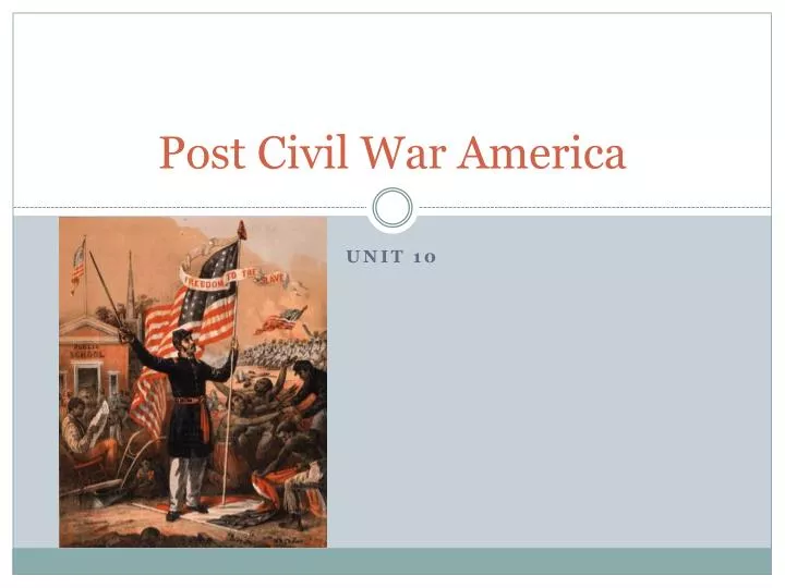 post civil war america