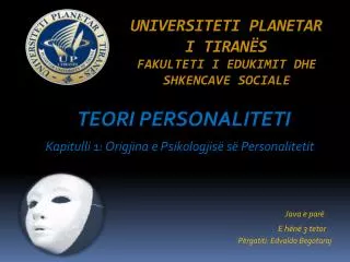 UNIVERSITETI PLANETAR I TIRANËS