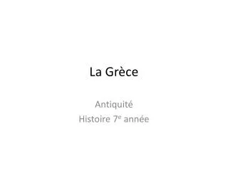 la gr ce