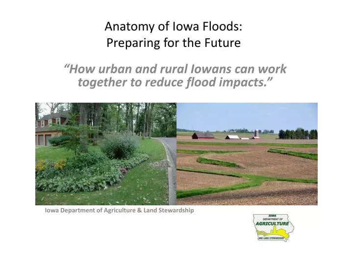 anatomy of iowa floods preparing for the future