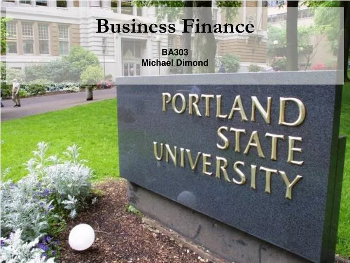 business finance