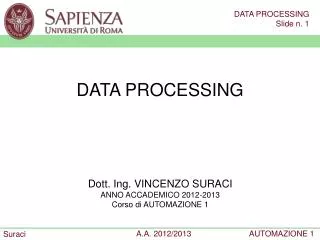 DATA PROCESSING