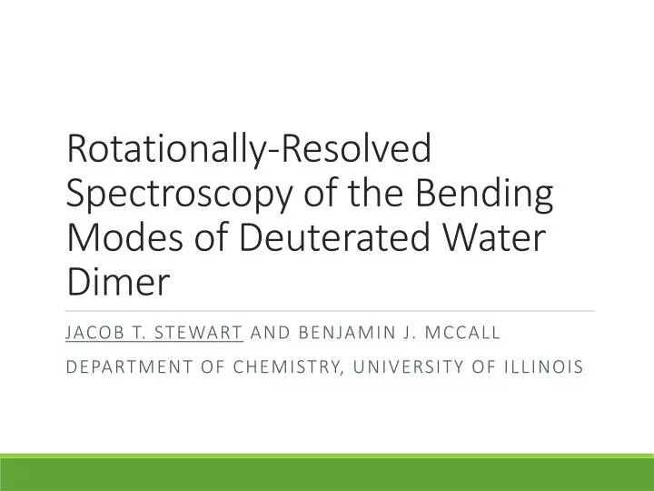 rotationally resolved spectroscopy of the bending modes of deuterated water dimer