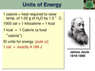 units of energy